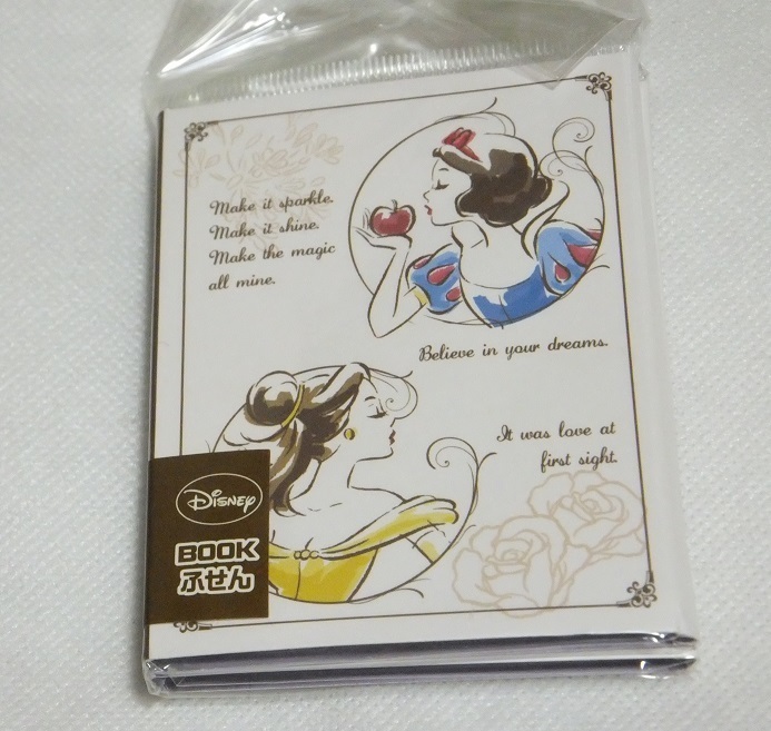 ディズニー カミオジャパン 付箋メモ プリンセス 美女と野獣 ラプンツェル シンデレラ 白雪姫拍卖