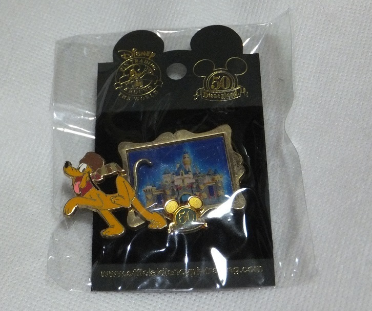 ディズニーランド ピンバッジ プルート 50周年 キャッスル 海外ディズニー ディズニーリゾート拍卖