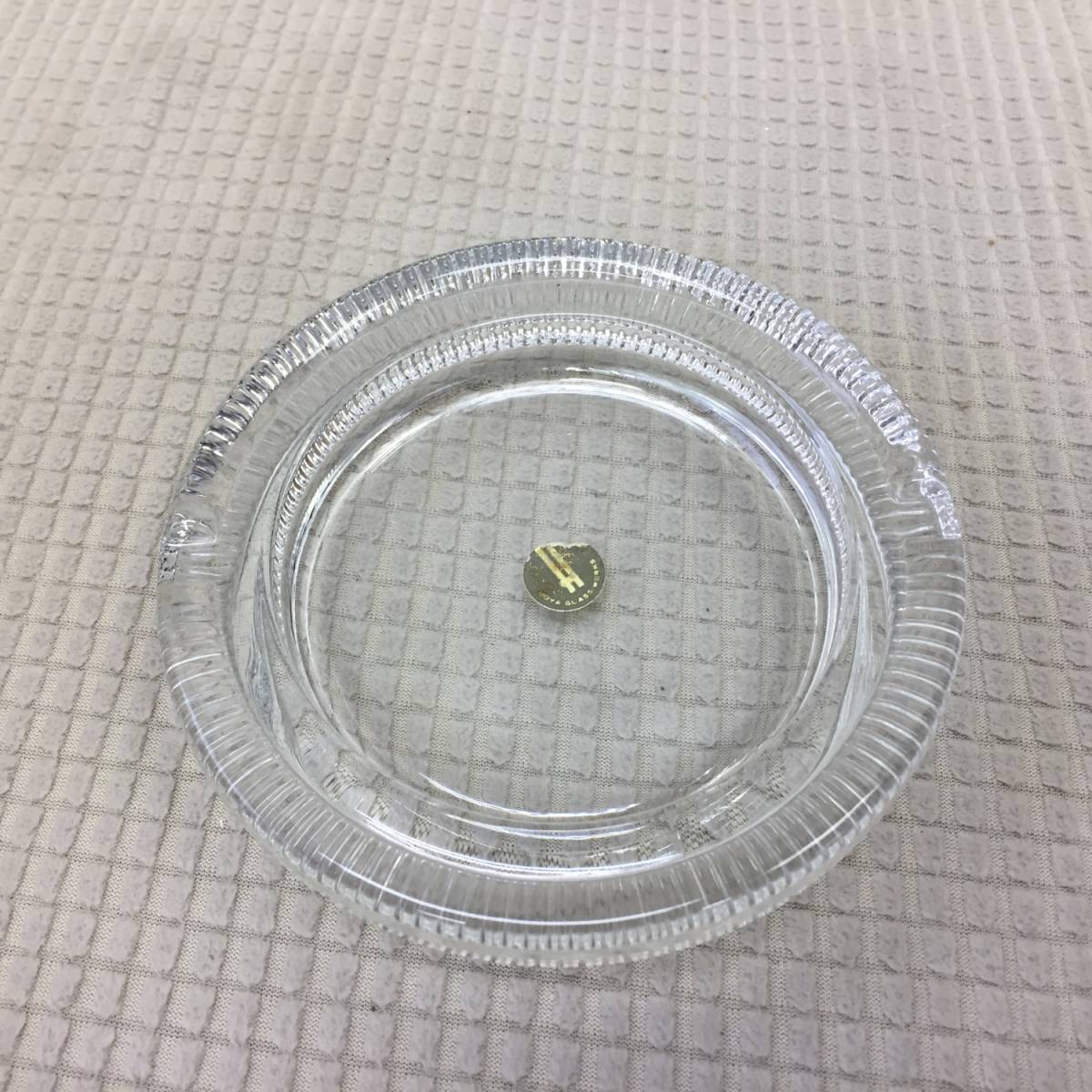 灰皿 保谷クリスタル hoya ホヤ シンプル ガラス 上品 モダン シック拍卖