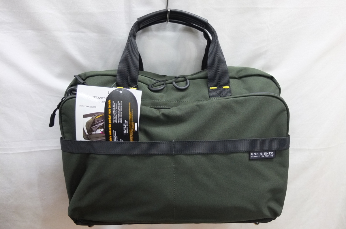 ★送料割引!ブリーフケースMID ビジネスバッグ 2WAY ショルダーバッグ CORDURAポリエステルクロス UNFINISHED★未使用格安!拍卖