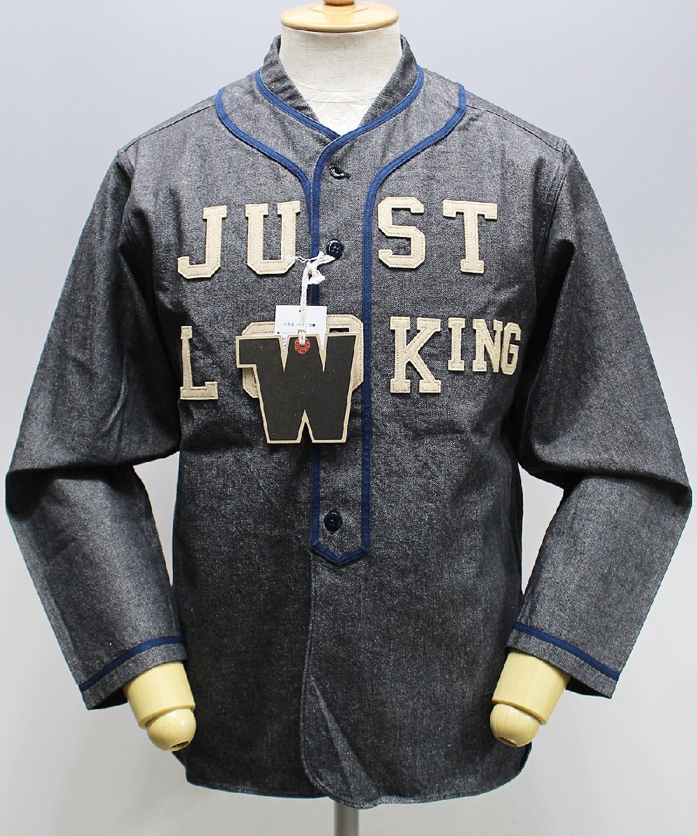 WEIRDO (ウィアード) JUST LOOKING - L/S BASE BALL SHIRTS / ベースボールシャツ WRD-20-AW-13 未使用品 ブラック size S拍卖