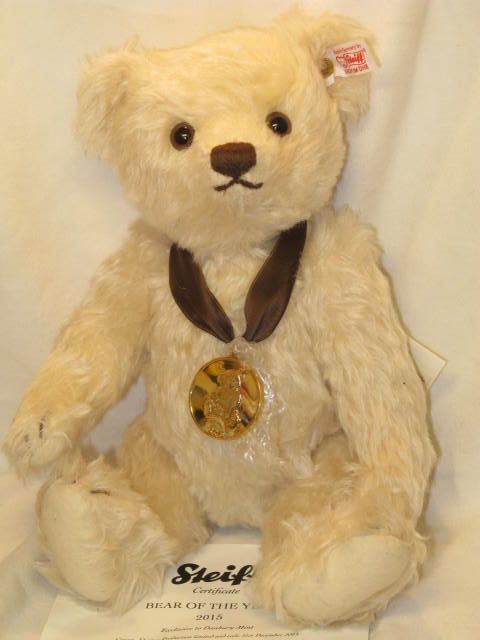 シュタイフ/Steiff★2015年Danbury Mint限定★「ベア・オブ・ザ・イヤー 2015」★32cm拍卖