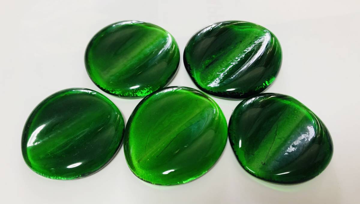 琉球ガラス★ガラスの箸置き★新品★未使用品★5個セット★琉球グラス★箸置★はしおき★琉球ガラス村★ハンドメイド拍卖