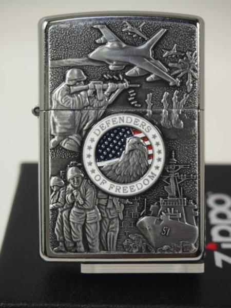 Zippo Joined Forces テロ対策・対中軍事防衛USA直輸入#24457拍卖