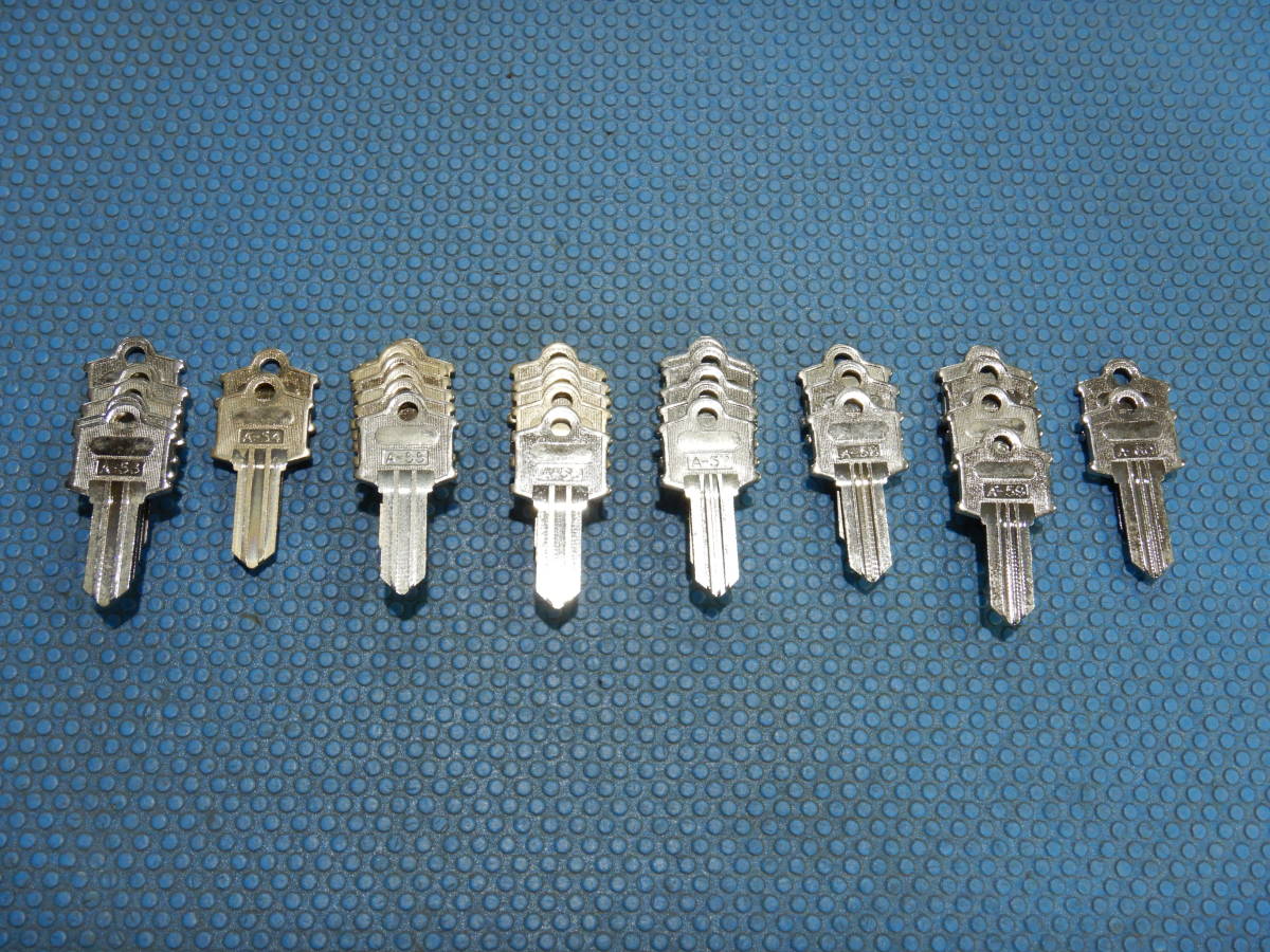 ブランクキー ② ALPHA GSS A53 ~ A60 合計32本 、 フキ、こねこ便420円発送拍卖
