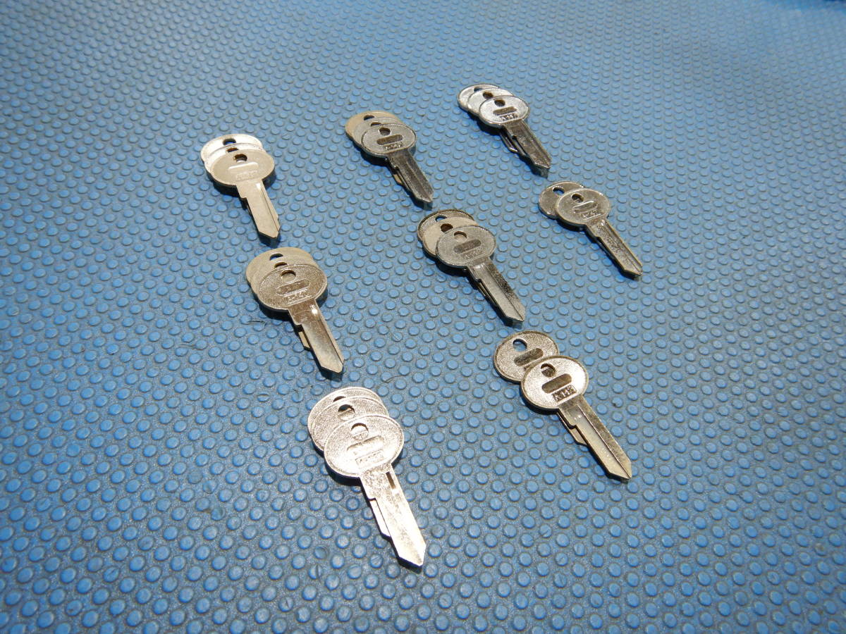 ブランクキー ④ A140 A142 A147 合計22本 STAR・SANPO LOCK、 GSS フキ、こねこ便420円拍卖