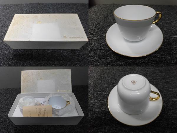 大倉陶園・オークラ・カップ&ソーサー・ペアセット (未使用品) / ビンテージ・1990年代~ カップ幅9×深5㎝拍卖