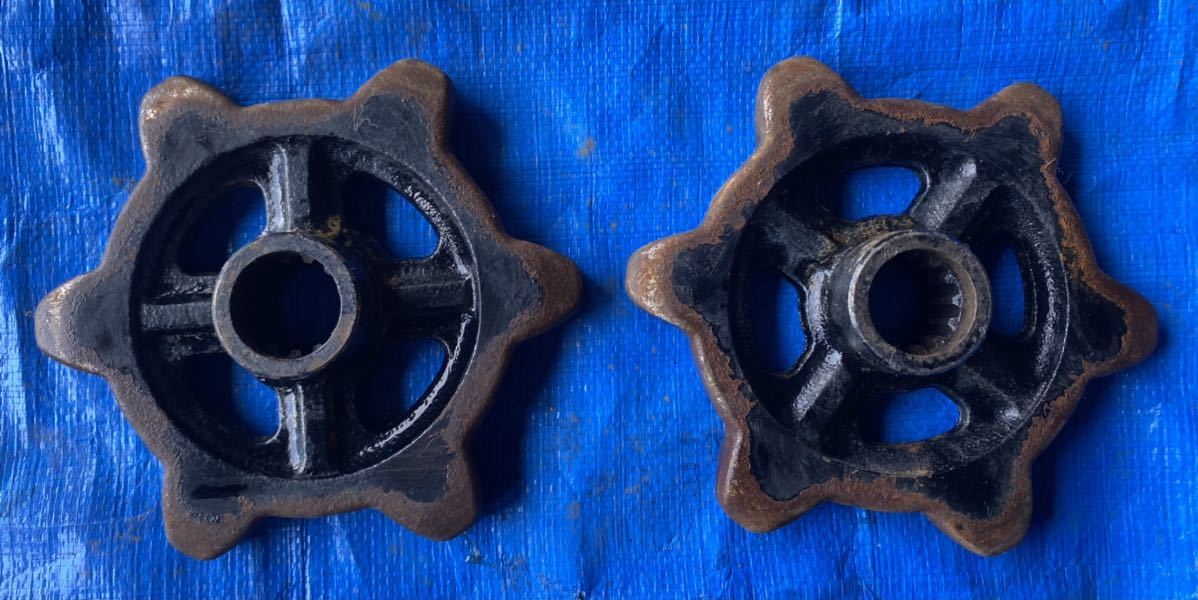 NO.50-0600 クボタコンバインR1-18ドライブスプロケット 2枚拍卖