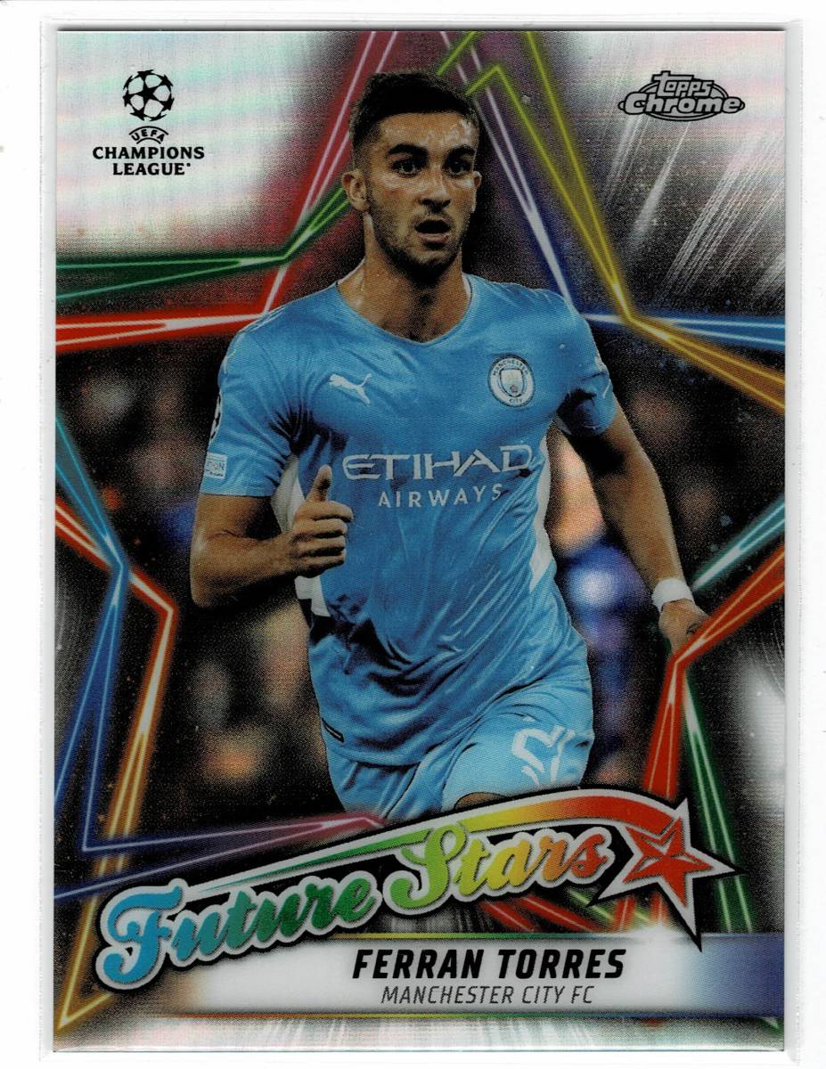 2021/22 Topps Chrome UEFA Champions League Ferran Torres Future Stars拍卖