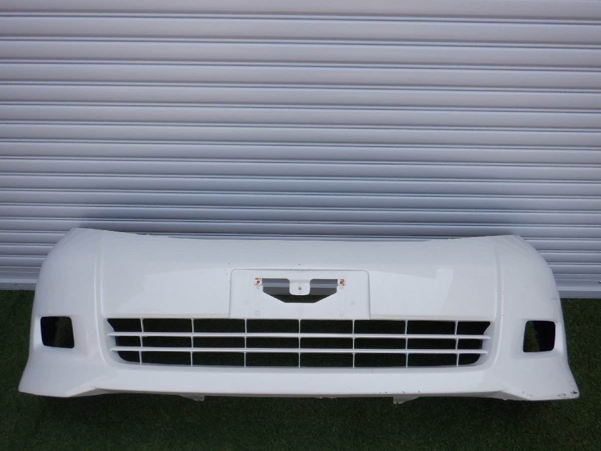 トヨタ純正 ZNM10W ANM10W ANM15W 10 アイシス プラタナ 前期 フロントバンパー 52119-44400 パールホワイト073拍卖