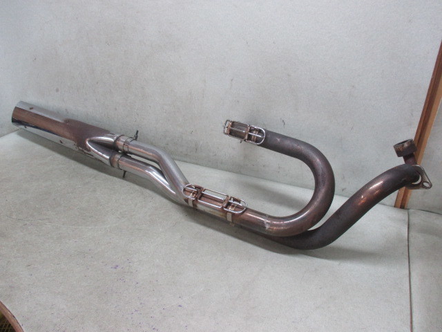 F◇ドラッグスター1100?マフラー616 2in1.スラッシュカット.100φ.極太.ローライダー? ケンテック? 送料無料(一部地域除外) 検)クラシック拍卖