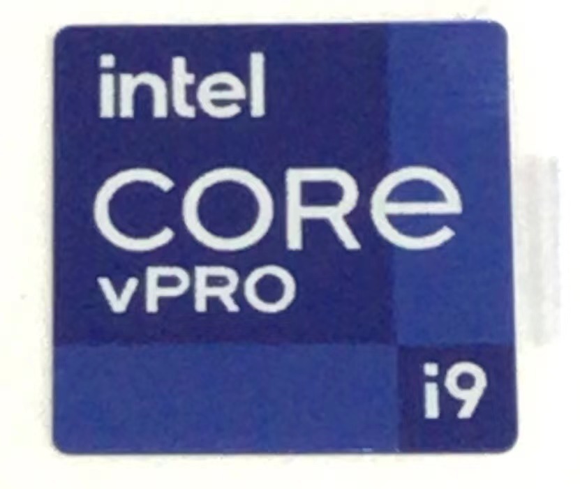 ■新品・未使用 ■10枚セット 第十一代【intel CORE vPRO i9】エンブレムシール【14*14㎜】送料無料・追跡サービス付き☆P267拍卖