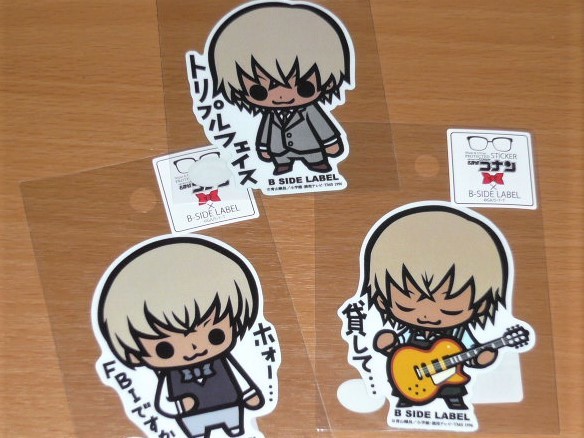 ◆名探偵コナン ステッカー◆安室透 3枚セット◆B SIDE LABEL◆拍卖