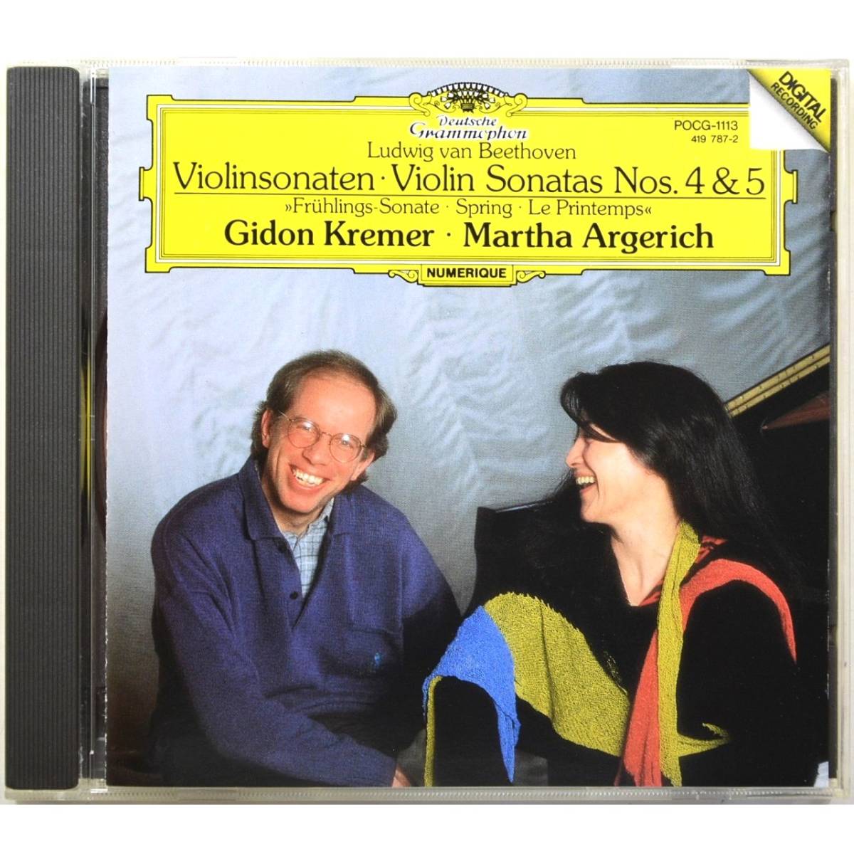 ギドン・クレーメル ◇ ベートーヴェン ヴァイオリン・ソナタ第4番 / ヴァイオリン・ソナタ第5番「春」◇ マルタ・アルゲリッチ ◇拍卖