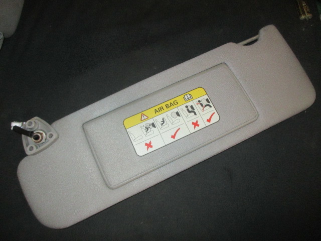 ■ジャガー XJ8 X308 サンバイザー 左 中古 グレー HNC1073 HNC1073AB 部品取あり サポートクリップ バニティミラー アシストグリップ■拍卖