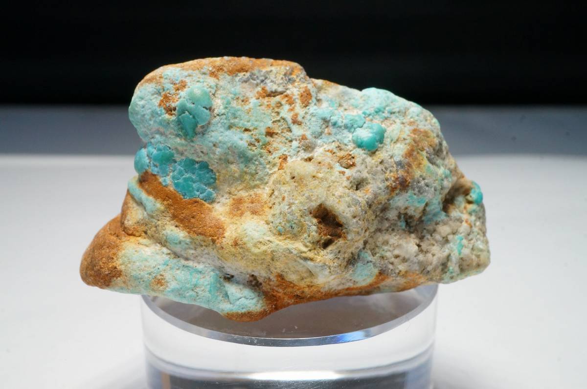 【即決限定価格!早い者勝ちです!】上質トルコ!!30年前の在庫!上質アリゾナ産色合い鮮やか天然トルコ石・トルコ(ターコイズ)原石87.1ct拍卖