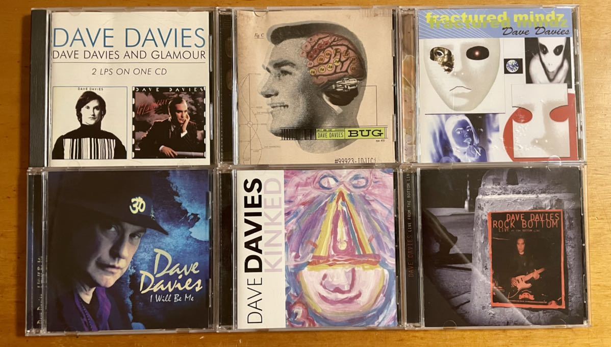 デイヴ・デイヴィス(キンクス) ソロアルバム 7タイトル6枚セット拍卖