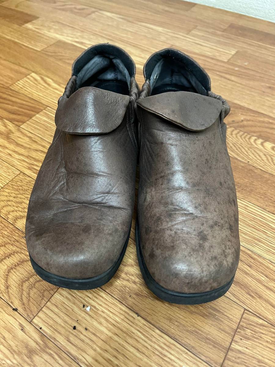 レディース 靴 スリッポン スニーカー パンプス サンダル 茶色 ブラウン 24.5㎝ 拍卖