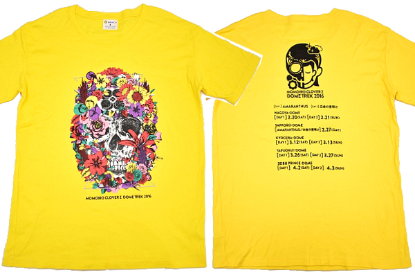 Y-3918★送料無料★美品★MOMOIRO CLOVER Z DOME TREK 2016年 AMARANTHUS/白金の夜明け ももいろクローバー ももクロ★半袖 T-シャツ M拍卖