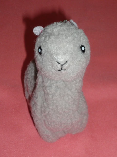 レア!カワイイ♪アルパカさん2 ぬいぐるみキーチェーンホルダー(非売品)☆拍卖