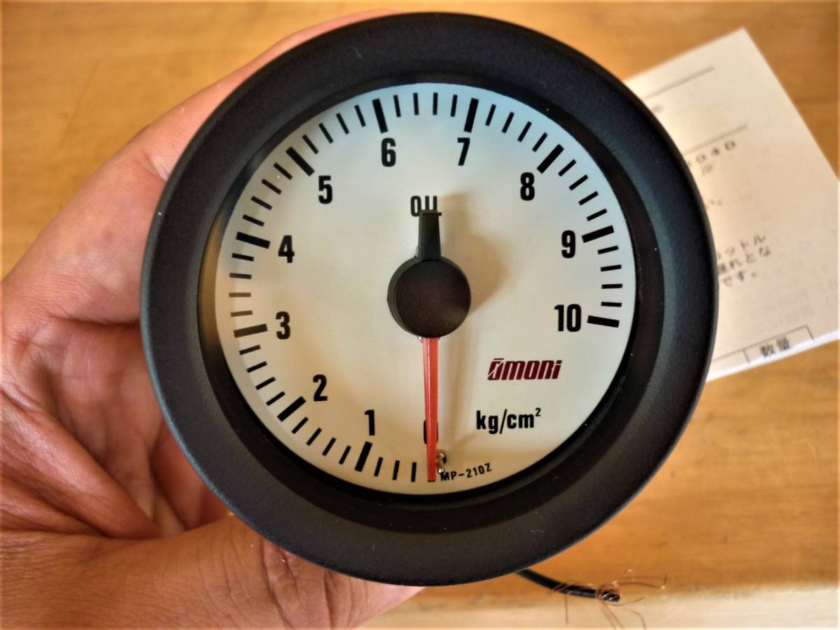 安心の消毒済 大森 オオモリ 機械式 油圧計 60パイ メータ稼働・イルミ点灯確認済み 送料520円もOK LED打替拍卖