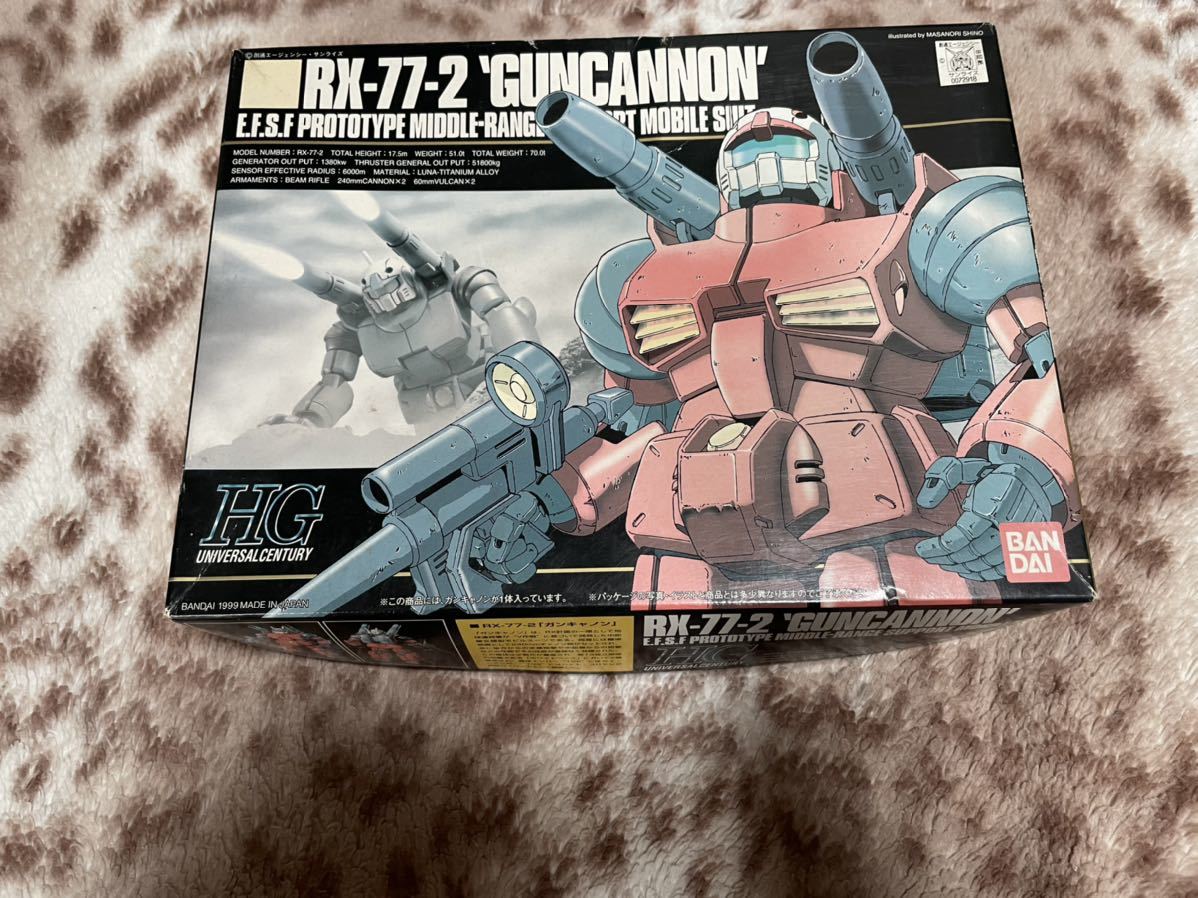 HGUC 001 ガンキャノン 1/144 組み立て品 完成品 当時物 稀少品 ジャンク拍卖