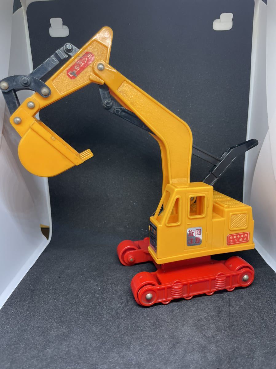 D&Sユンボ ダイヤ power shovel ショベルカー パワーショベル ミニカー 当時物 稀少品 ジャンク拍卖