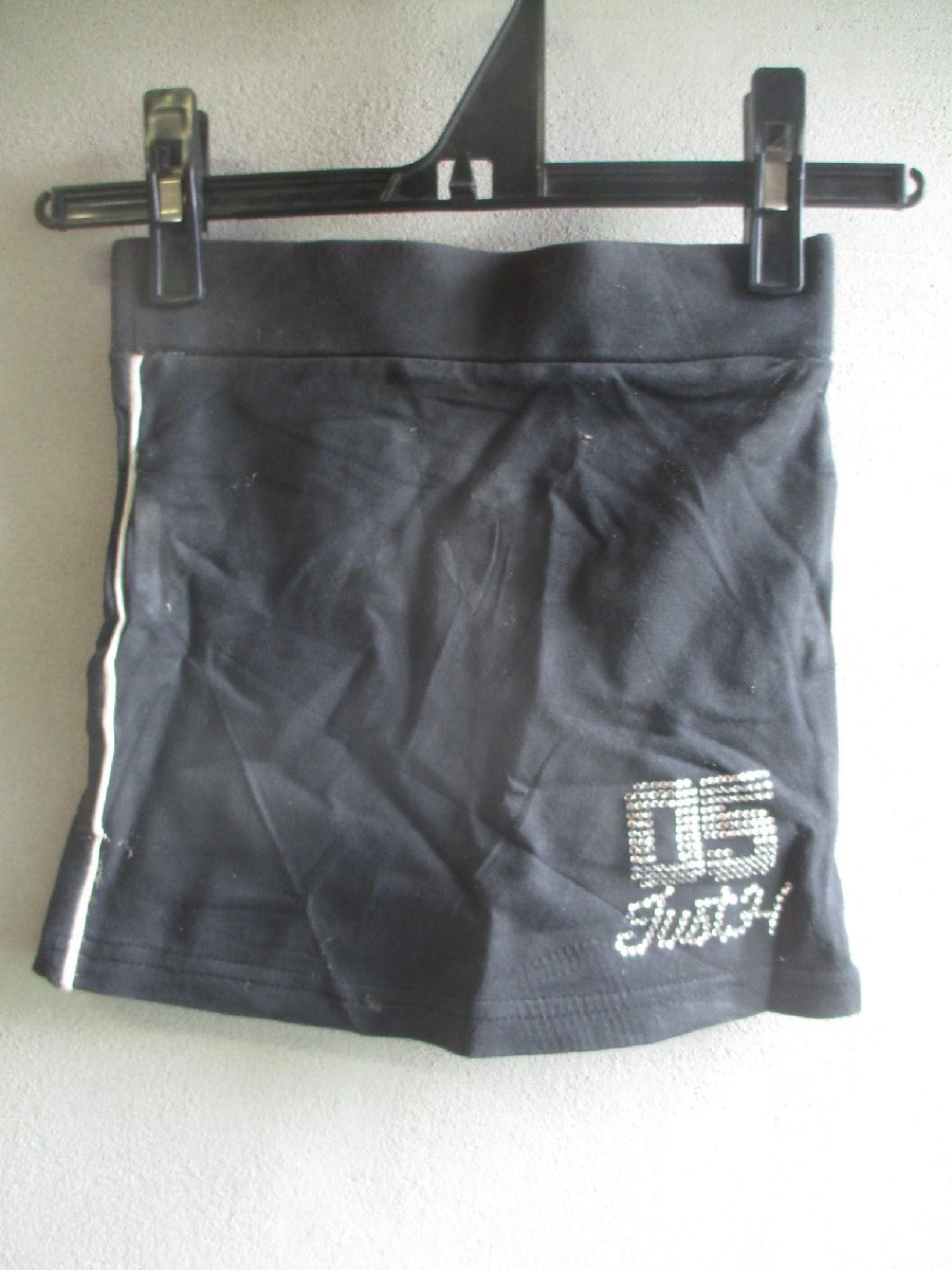 【スカート】 キッズ サイズ:120 色:ブラック 身丈:28 身幅:25/BAJ拍卖