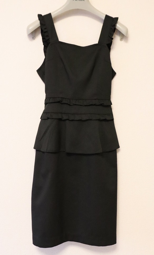 michell Macaron ミシェル マカロン ワンピース 黒 XS 美品拍卖