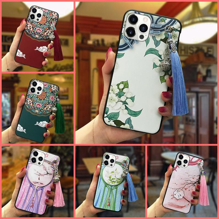 iPhone13 Mini ケース アイフォン13 ミニケース Apple 5.4インチ スマホケース 保護カバー 背面カバー ソフトケース ゆらゆら 中国風拍卖