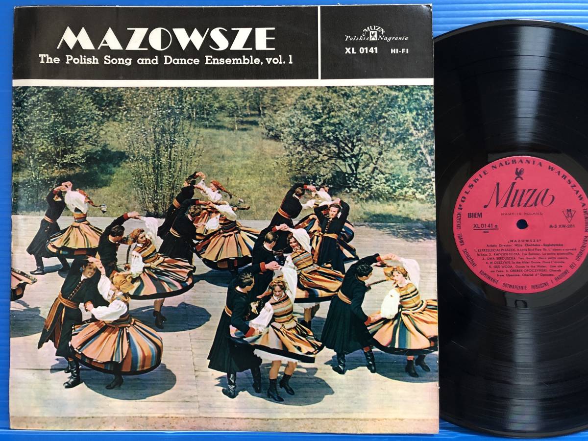 【LP】マゾフシェ MAZOWSZE POLISH SONG and DANCE ENSEMBLE VOL.1 ポーランド盤 EX / NM- WORLD 100拍卖