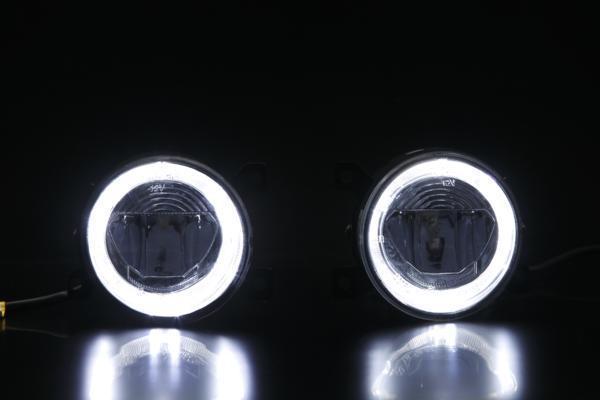 VW UP! アップ(MY12-13) 純正交換型 10W CREE ハイパワーLED フォグランプ 純正交換式 デイライト機能付き DRL イカリング拍卖