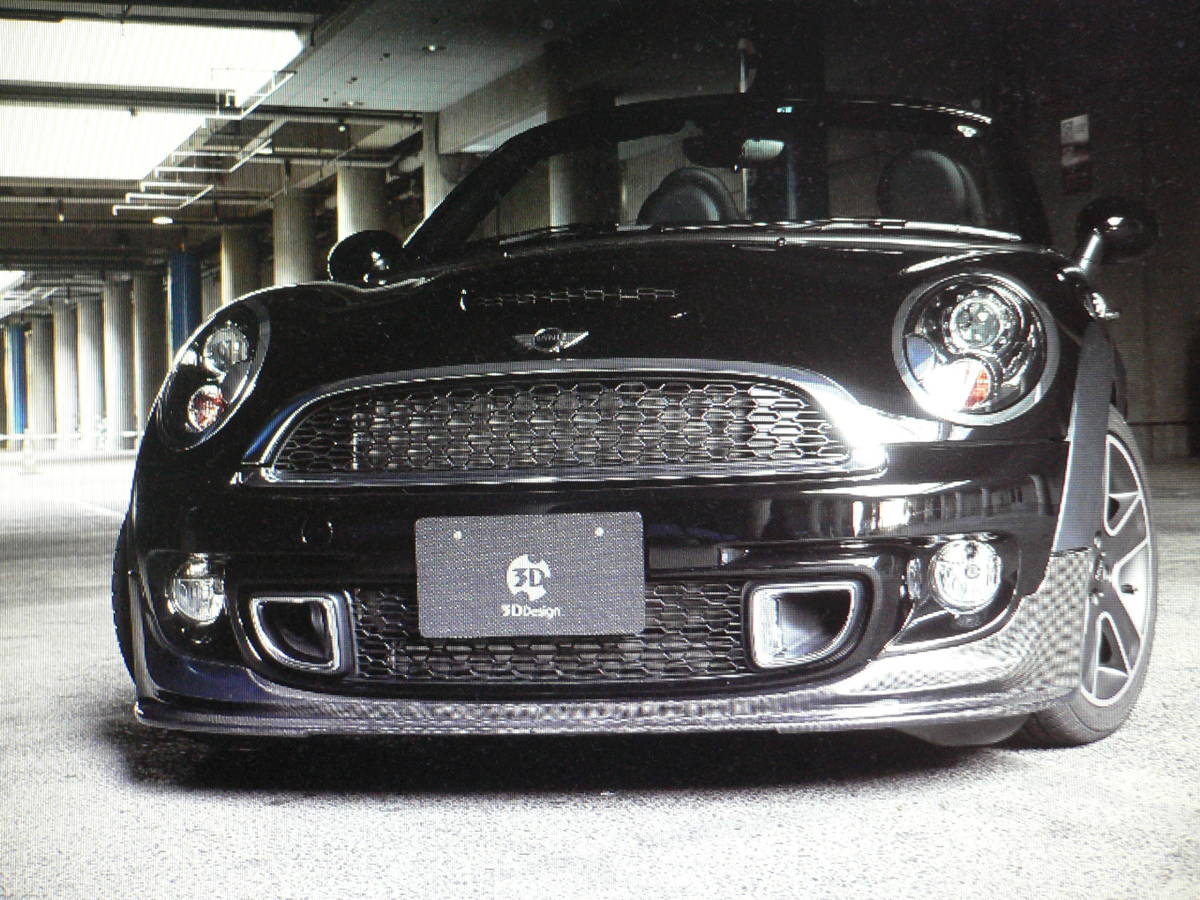 ★3Dデザイン純正品 R55/56LCI/R58/59クーパーS フロントリップスポイラー(カーボン)3101-75911 ミニ用⑳拍卖