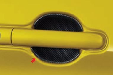 スズキ純正 カーボン調ドアハンドルエスカッション ソリオ/ソリオバンディット MA26S・MA36S・MA46S拍卖