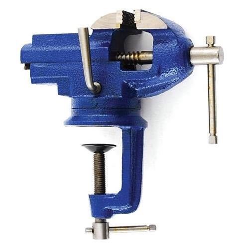 ★送料700円★360度回転式ベンチバイス 卓上万力 クランプ式テーブルバイス 50mm 便利拍卖