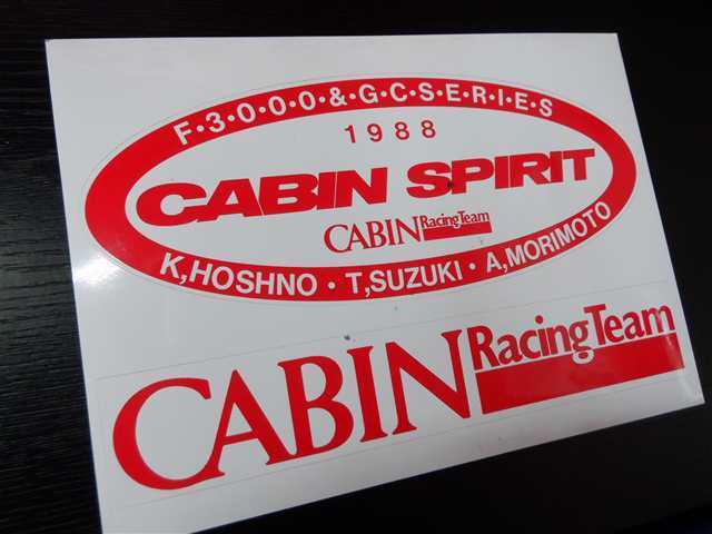 33691 CABIN SPIRIT Racing 1988 キャビンスピリット ステッカー STICKER拍卖