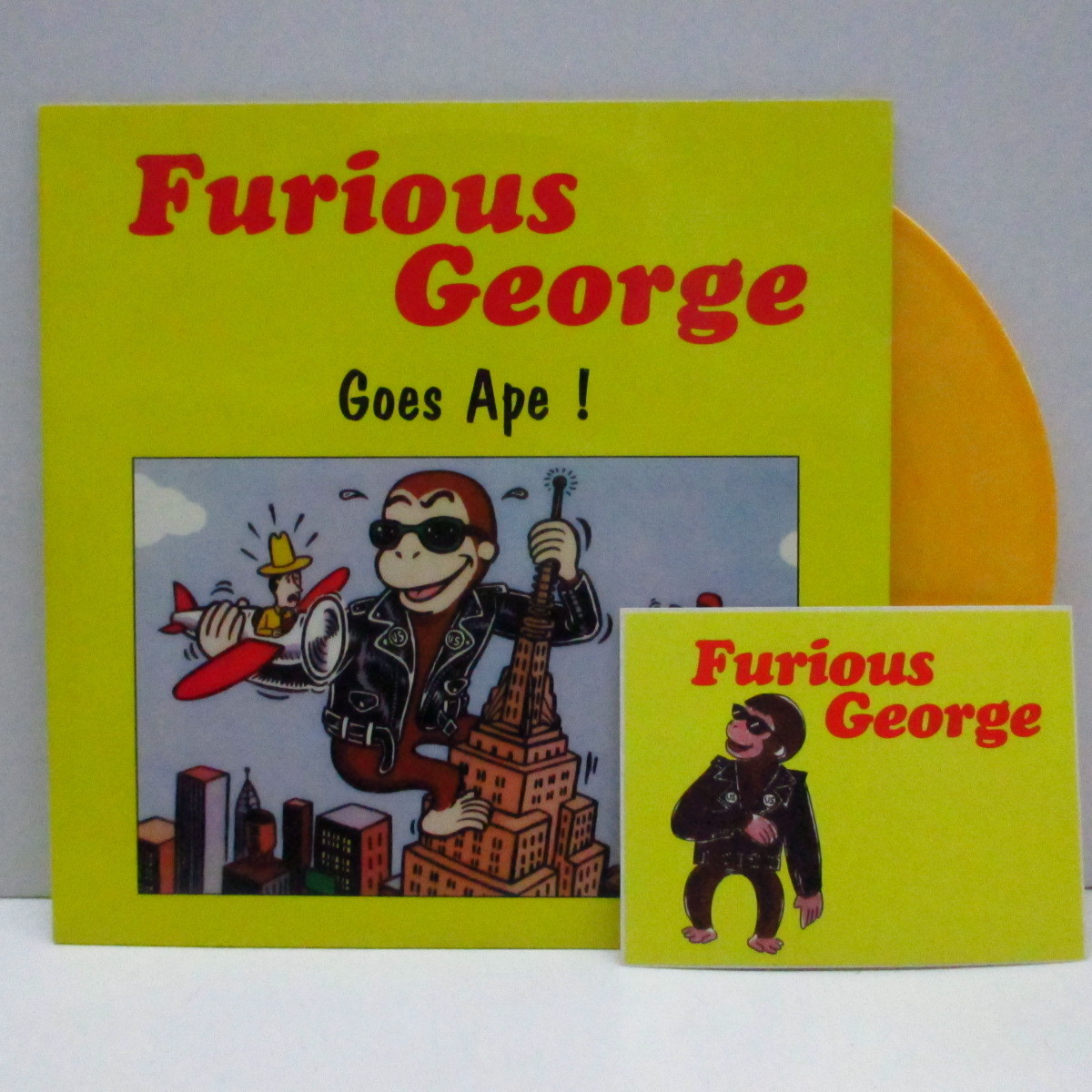FURIOUS GEORGE-Goes Ape! (US Ltd.Orange Vinyl 7+Sticker)拍卖