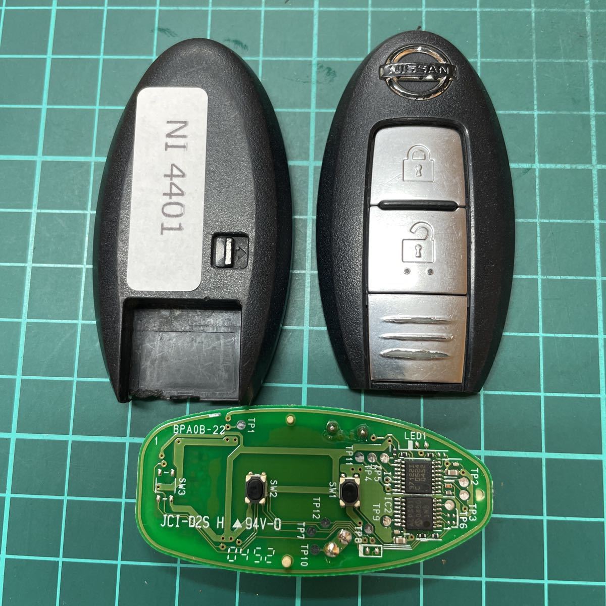 NI4401 送料185円 BPA0B-22 日産 インテリジェントキー スマートキー セレナ ジューク マーチノート キューブ エクストレイル ムラーノ拍卖