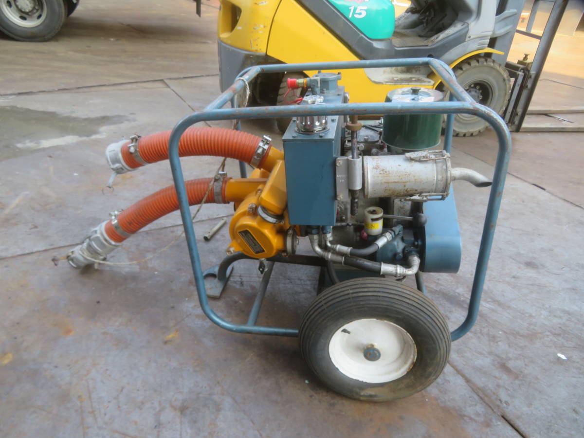 油谷 №5138 トランスファーポンプ PETTER AB1 船用高速オイル回収装置 移送ポンプ オイル流出 高粘性液体 自吸ポンプ ディーゼルエンジン拍卖