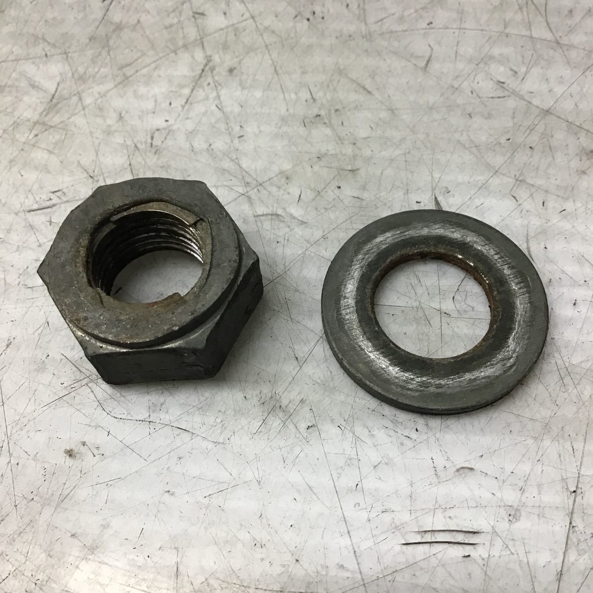 B15-36 ヤマハ ジョグ JOG SA36J リアホイール ナット ワッシャー 純正部品拍卖