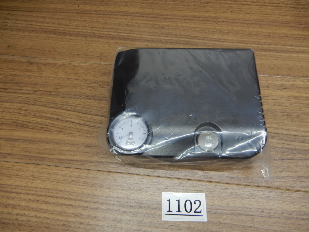 1102☆未使用品★スバルのステラについておりました★タイヤ空気補充用 エアーコンプレッサ & タイヤパンク応急修理キット 修理剤拍卖