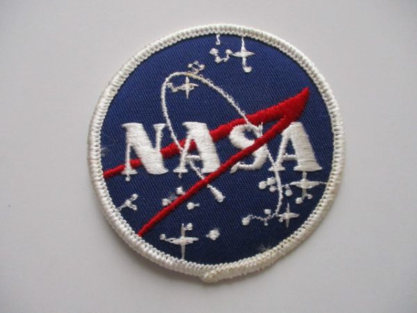 【送料無料】80s アメリカ航空宇宙局NASAロゴ刺繍ワッペン/D宇宙開発パッチLOGOケネディ宇宙センターkennedy space宇宙飛行士ロケット U4拍卖