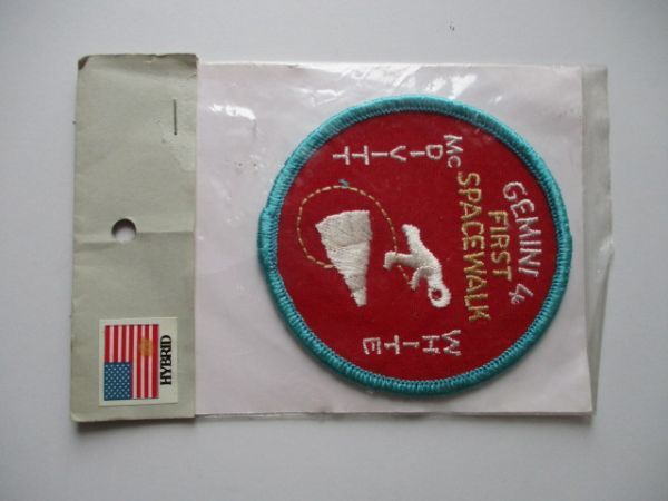 【送料無料】80s ジェミニ計画『ジェミニ4号』GEMINI4刺繍ワッペン/パッチUSAアップリケ宇宙飛行士ロケットJAXAスペースシャトル宇宙船 U5拍卖
