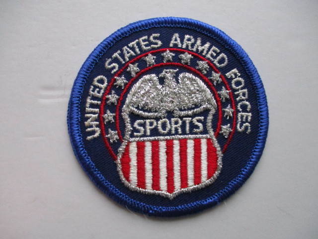 【送料無料】ミリタリースポーツ UNITED STATES ARMED FORCED SPORTSパッチ刺繍ワッペン/アメリカ軍FORCES SPORTS米軍ミリタリーUSA M19拍卖