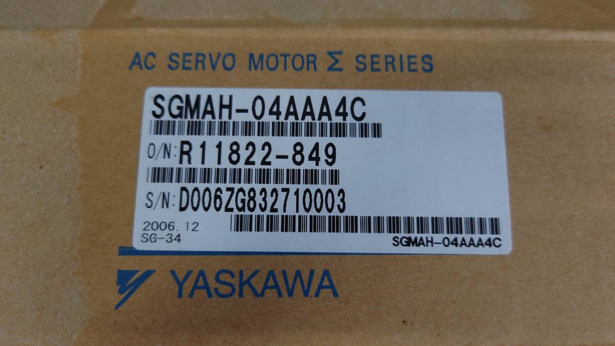YASKAWA 安川 SGMAH-04AAA4C サーボドライバ 未使用品拍卖