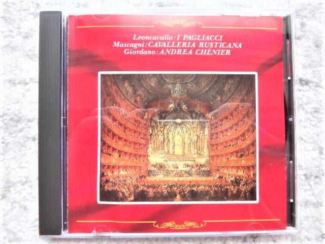 D【 レオンカヴァルロ「道化師」/ マスカーニ 「カヴァレリア・スティカーナ」/ ジョルダーノ「アンドレア・シェニエ」 】RCA拍卖