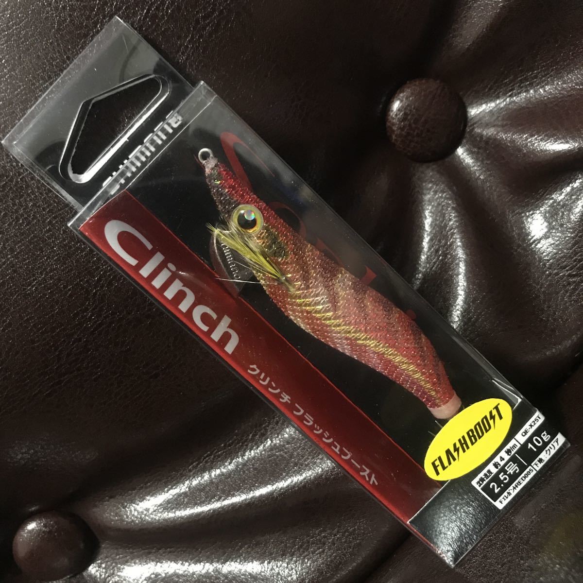 2.5号 クリンチ 10g フラッシュブースト シマノ 新品 エレガントRED クリア アオリイカ ケンサキイカ オバマリグ ドロッパー イカメタル拍卖