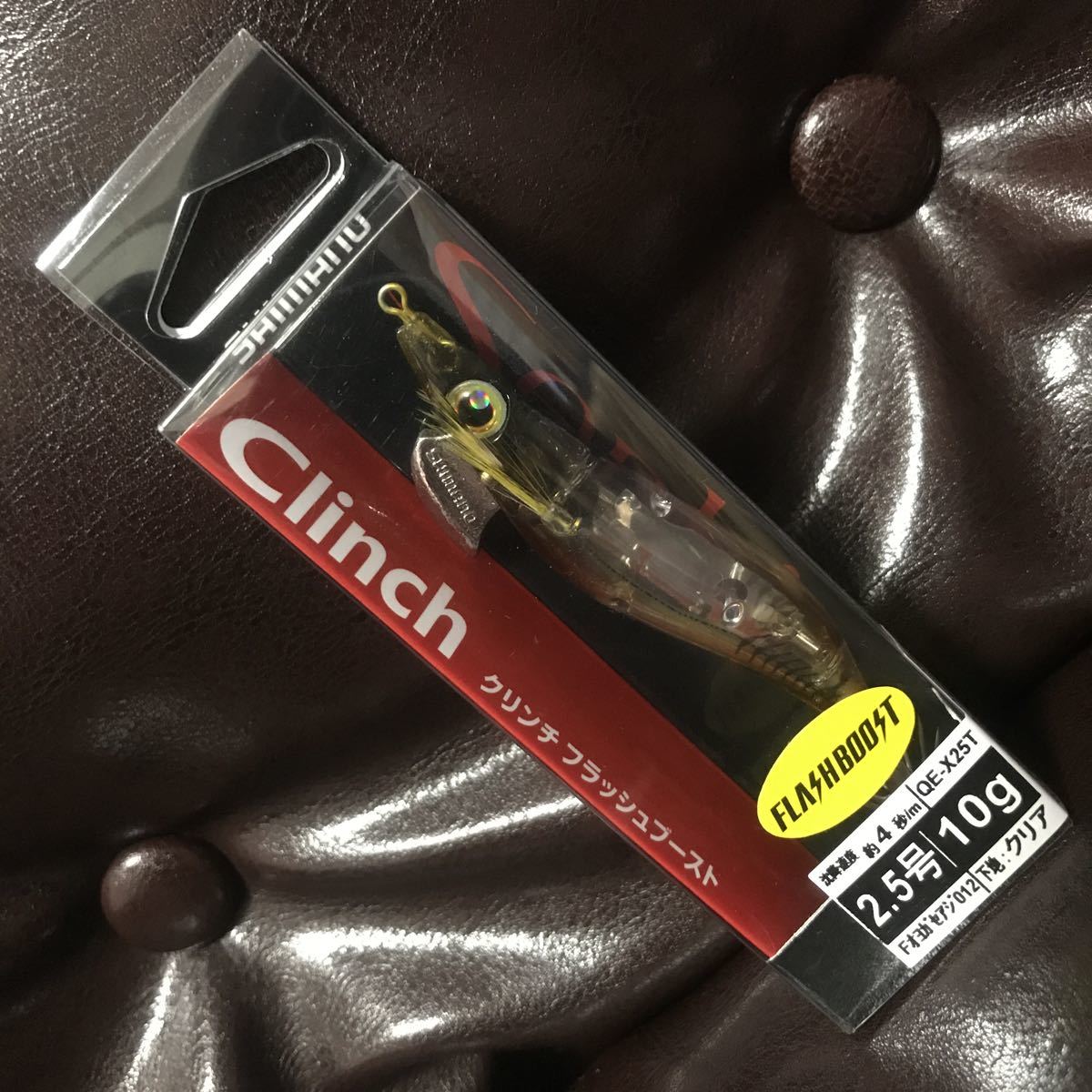 2.5号 クリンチ 10g フラッシュブースト シマノ 新品 オヨガセアジ クリア アオリイカ ケンサキイカ オバマリグ ドロッパー イカメタル拍卖