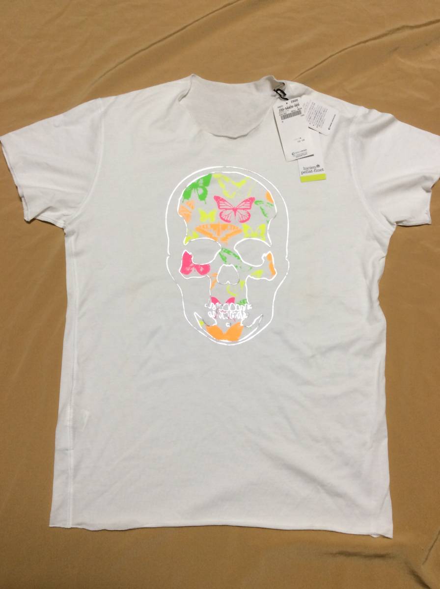 送料込み タグ付 未使用品 国内直営購入 定価87,000円 Tシャツ半袖 美品 14SS コロネット物 ルシアンペラフィネ ネオンカラーSサイズ拍卖