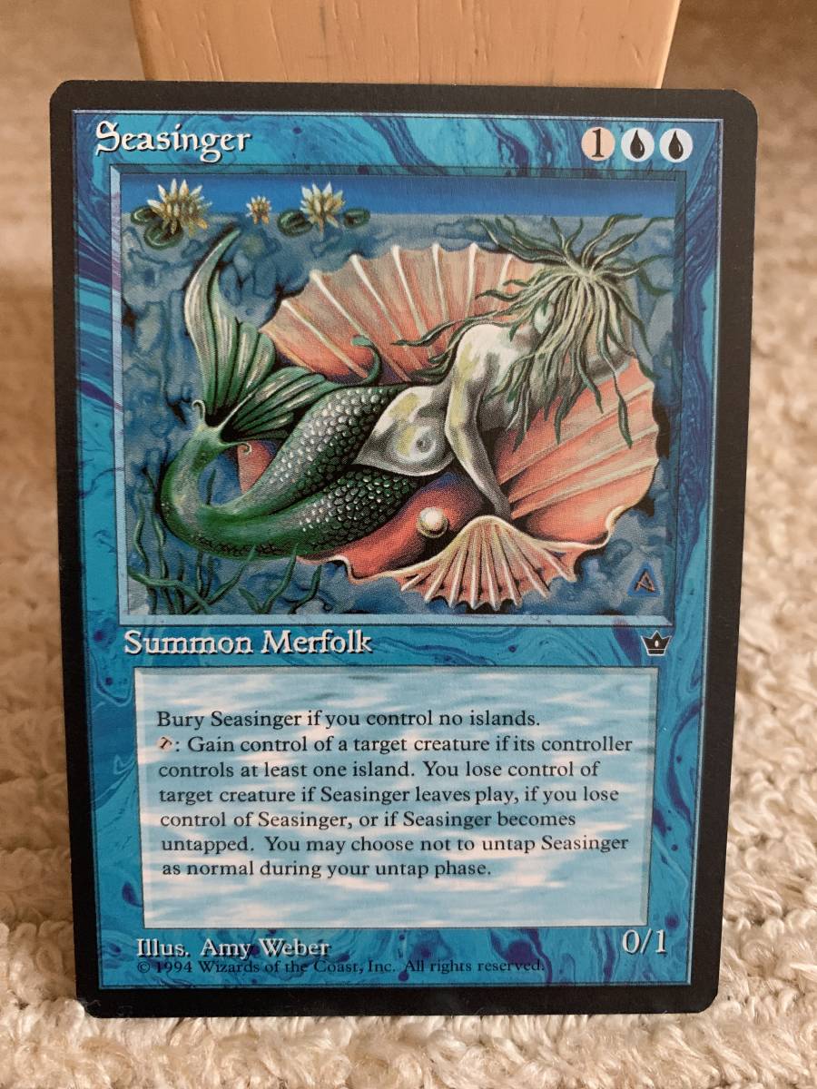 フォールンエンパイア 初版 海の歌姫/Seasinger 英語版 美品拍卖